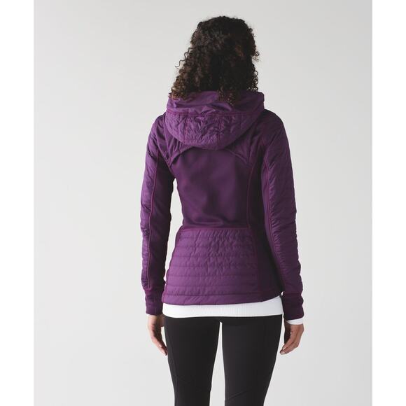 Lululemon First Mile Jacket Darkest Magenta Purple Full Zip Women's Size 2 - Picture 13 of 16